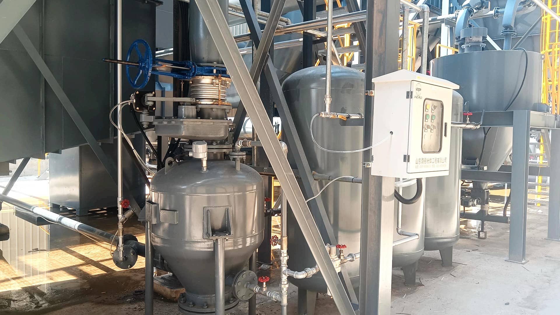 粉體輸送系統(tǒng)工藝在石膏輸送中的應(yīng)用(圖2)